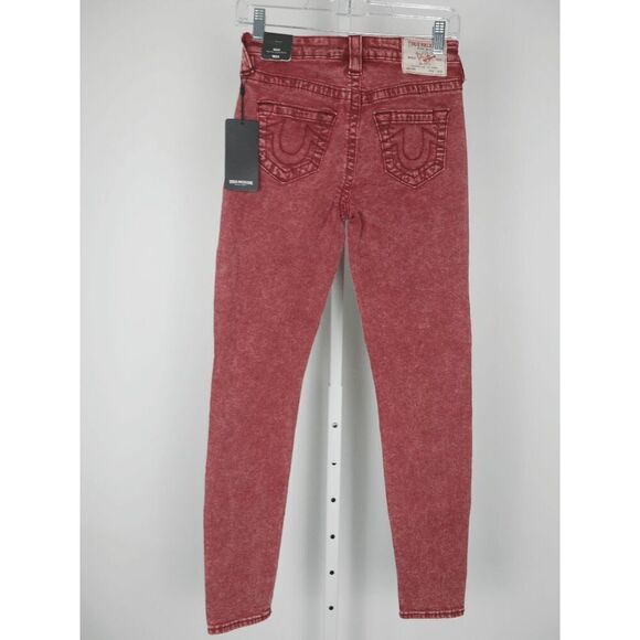 TRUE RELIGION Women's Halle High Rise Super Skinny Jeans 24 - Picture 3 of 12